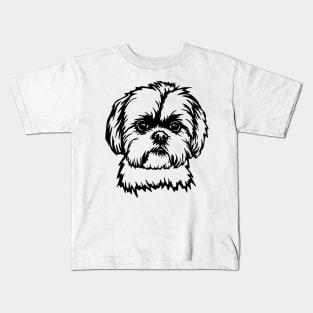 Shih Tzu Lover Shitzu Dog Kids T-Shirt